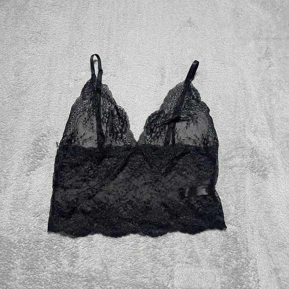 Fredricks Of Hollywood Other - Fredricks Of Hollywood Cami Womens Small Black Lace Sheer Sexy